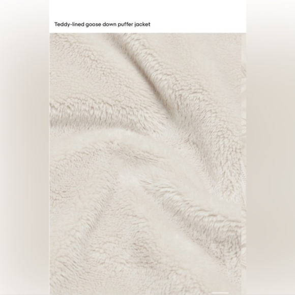 NEW TNA The Little Fuzzy Puff Jacket in Matte Pearl - Picture 8 of 13